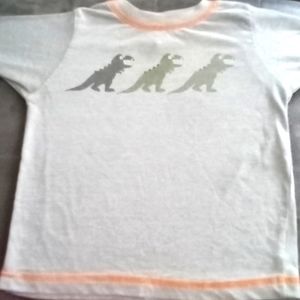 A silver shirt- long sleeve